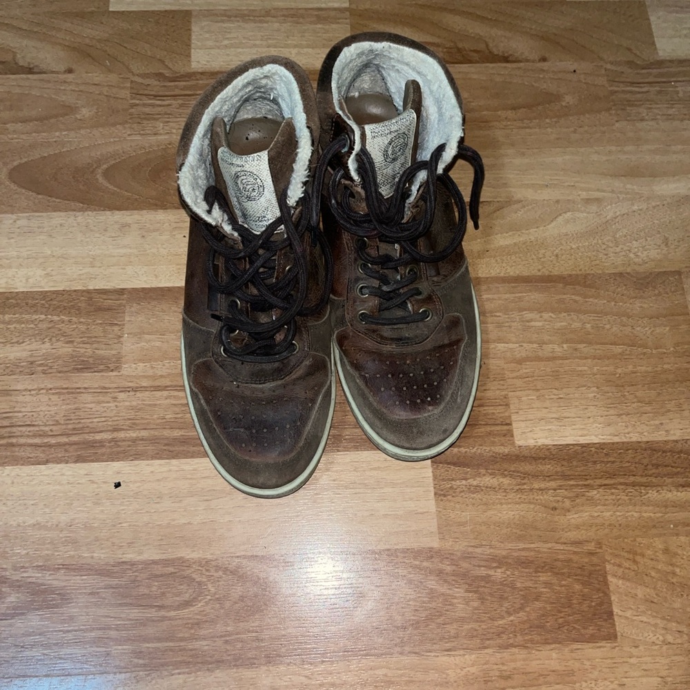 Bull boxer high top shoes man made size US 7